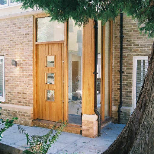 Oak Front Door and Entrance